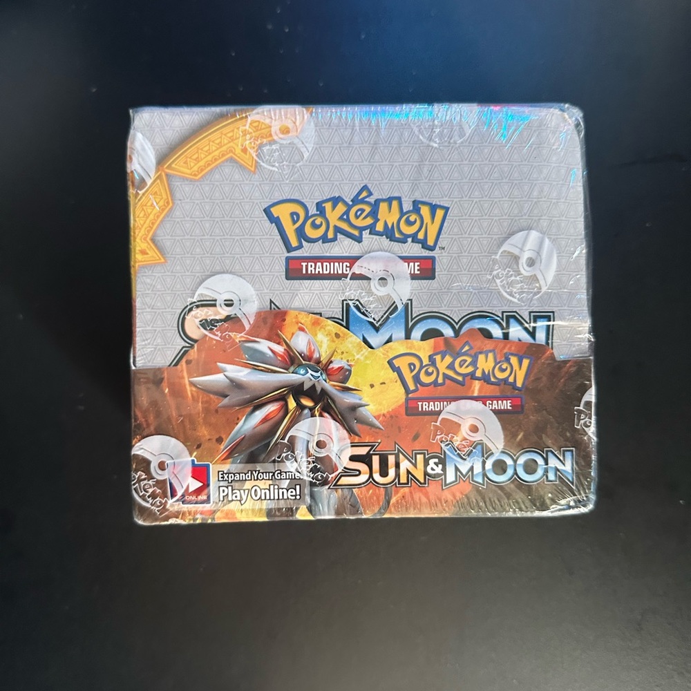 Pokémon sun and moon booster box